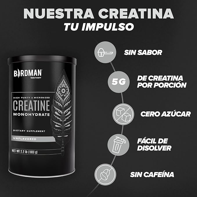 Birdman Creatina Monohidratada | 90 Servicios | 450g.
