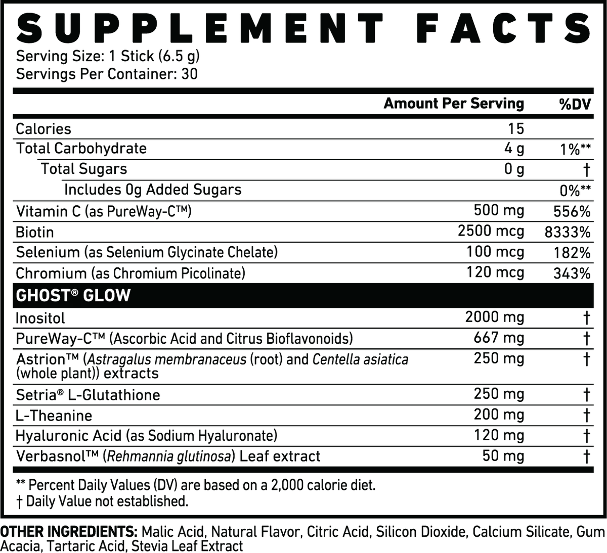 GHOST® GLOW STICKS Piña Colada