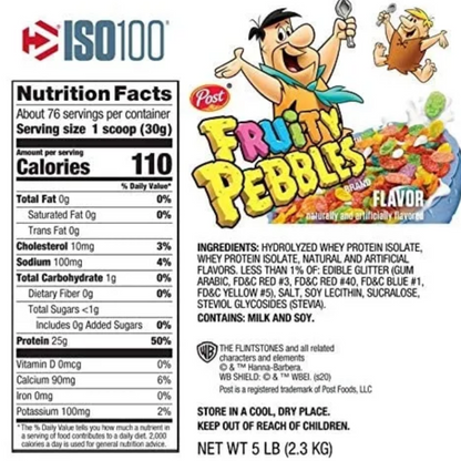Dymatize ISO 100 - Proteína Fruity Pebbles 5lbs
