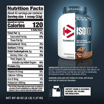 Dymatize ISO 100 - Proteína Fudge Brownie 3lbs