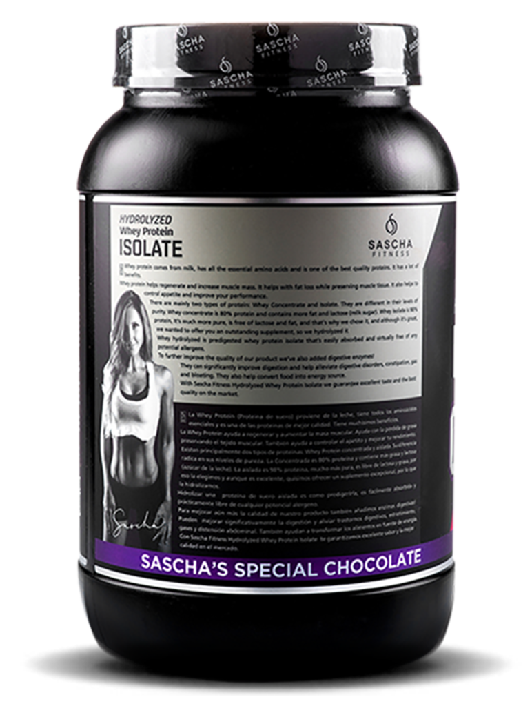 Sascha Fitness Hydrolyzed Whey - Chocolate 2.1lbs
