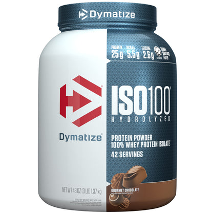 Dymatize ISO 100 - Proteína Chocolate Gourmet 3lbs