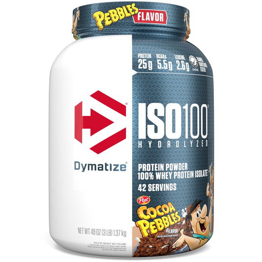 Dymatize ISO 100 - Proteína Cocoa Pebbles 3lbs