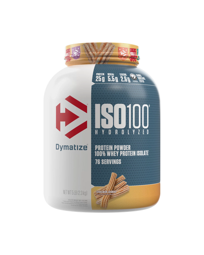 Dymatize ISO 100 - Proteína Cinnamon Churro 5lbs