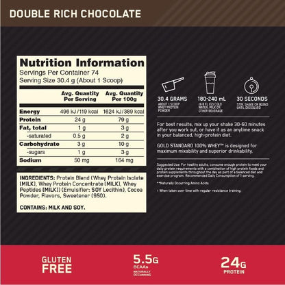 On Gold Standard 100% Whey - CHOCOLATE 5lbs