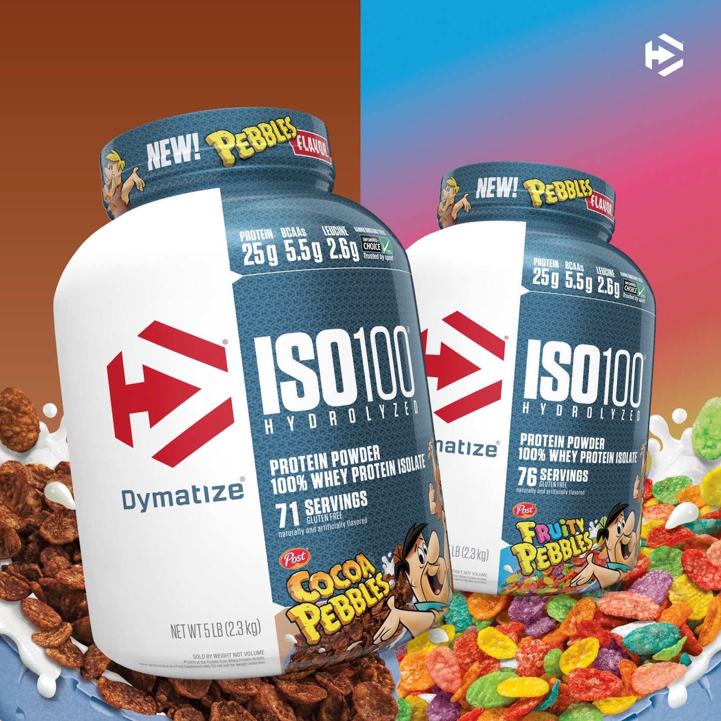Dymatize ISO 100 - Proteína Cocoa Pebbles 5lbs