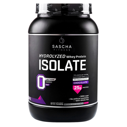 Sascha Fitness Hydrolyzed Whey - Chocolate 2.1lbs