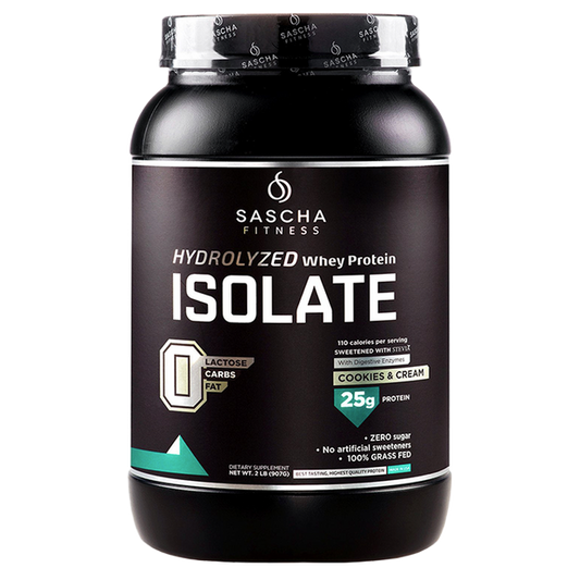 Sascha Fitness Hydrolyzed Whey - Cookies & Cream 2.1lbs