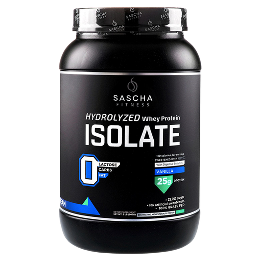 Sascha Fitness Hydrolyzed Whey - Vainilla 2.1lbs