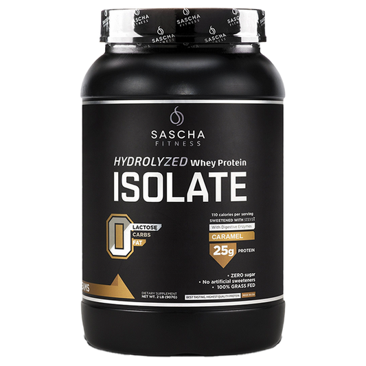 Sascha Fitness Hydrolyzed Whey - Caramelo 2.1lbs